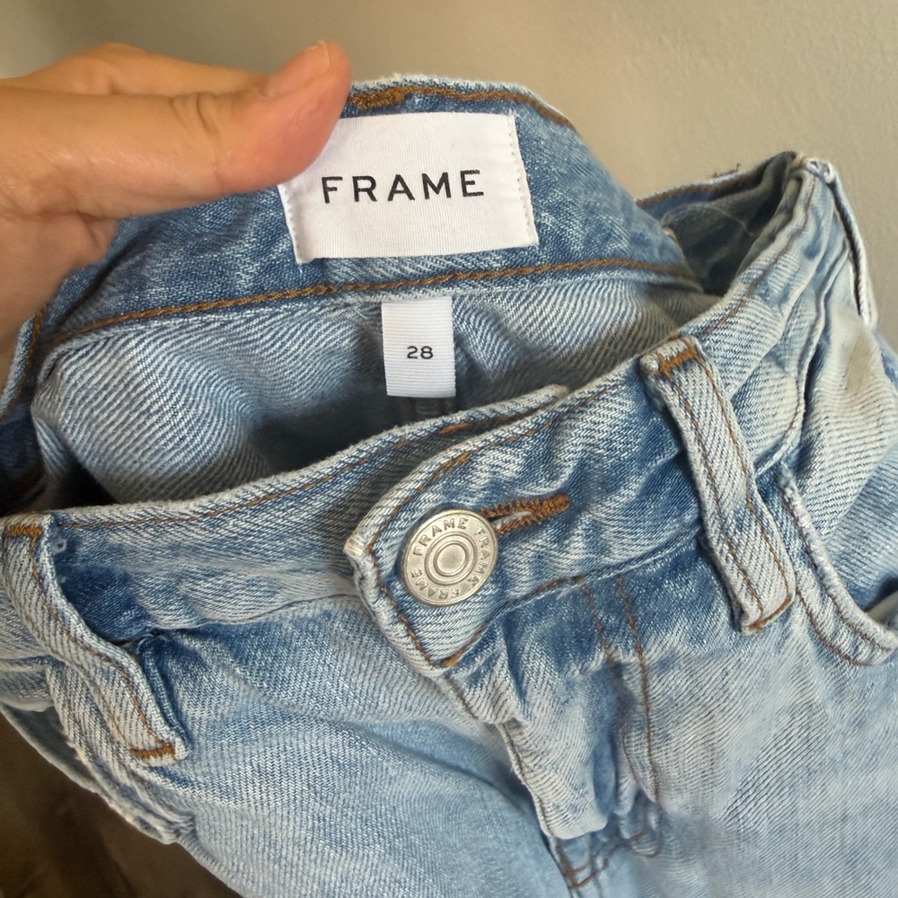 Frame Denim Le Jane Distressed Women's Light Blue Jeans